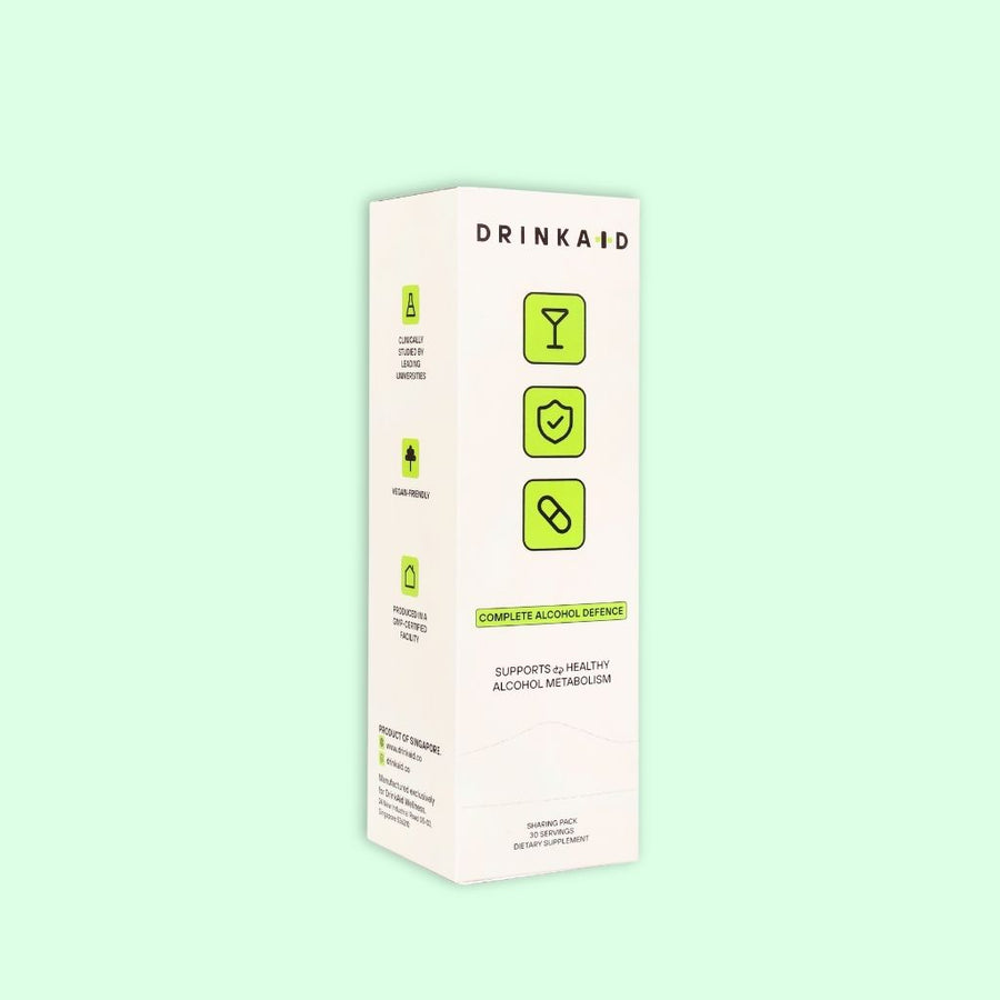 DrinkAid Hangover Pills - Complete Alcohol Defence