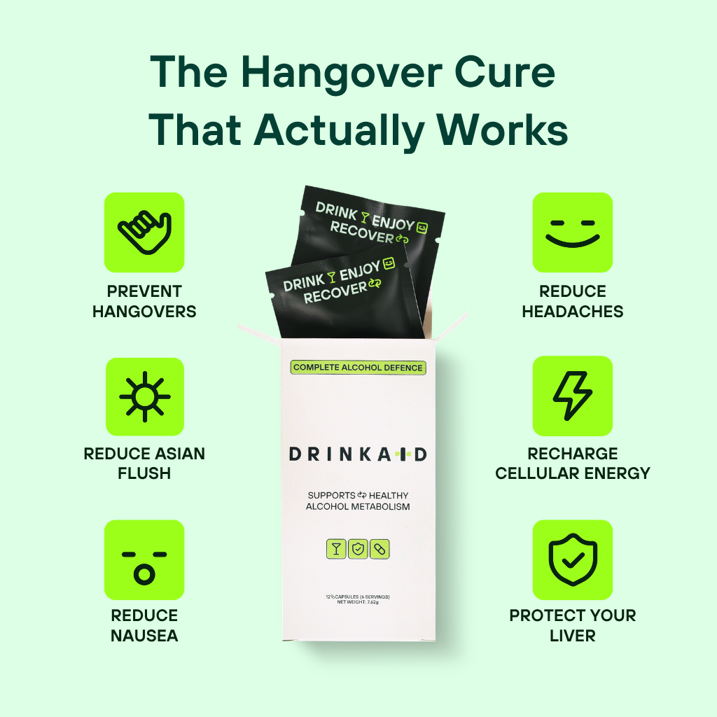 Benefits of Drinkaid Complete Alcohol Defence 