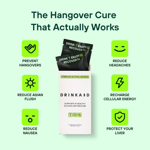 Benefits of Drinkaid Complete Alcohol Defence 